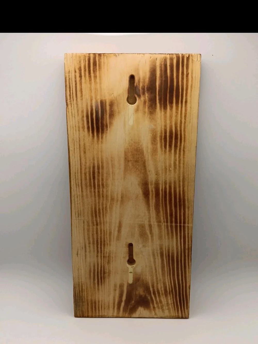 Wood Burned Key Holder Rustic Heart & Paw